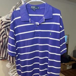 Polo Ralph Lauren Purple Striped Polo Size 2XB